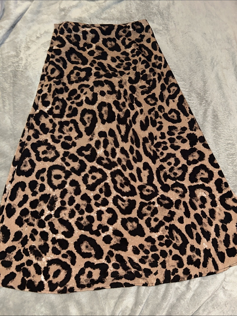 Shein High-Waisted Leopard Print Skirt Size Extra Small